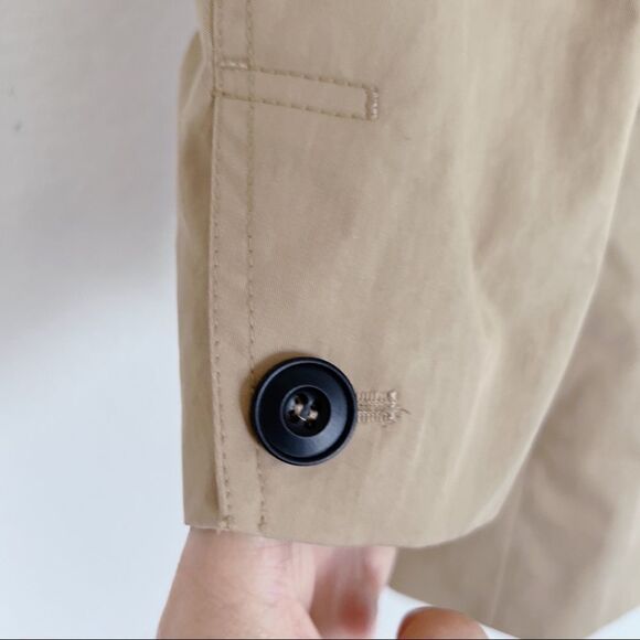 Low Classic Natural Curved Sleeve Cotton Blazer size Small - Picture 12 of 12